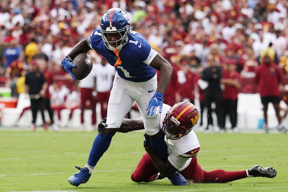 Nabers was frustrated by the Commanders defense in Week 1