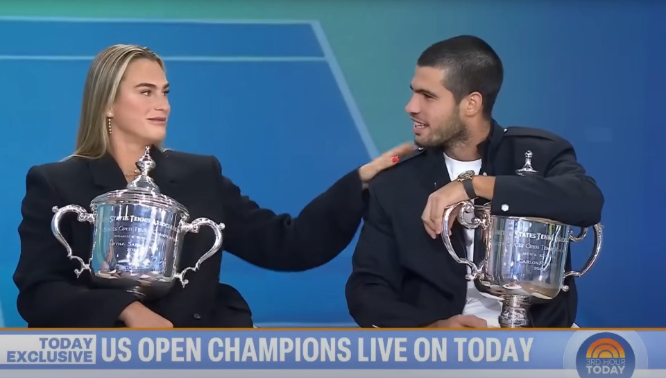 Sabalenka had a moment to forget when forgetting her co-interviewee
