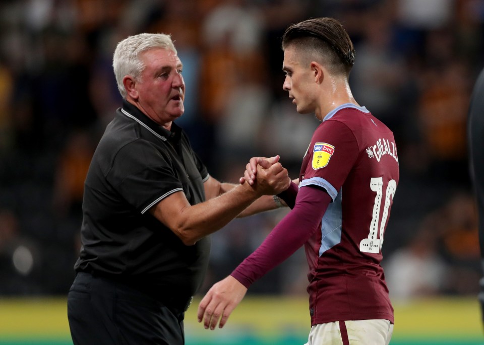 Grealish made 66 appearances for Villa under Bruce between 2016 and 2018
