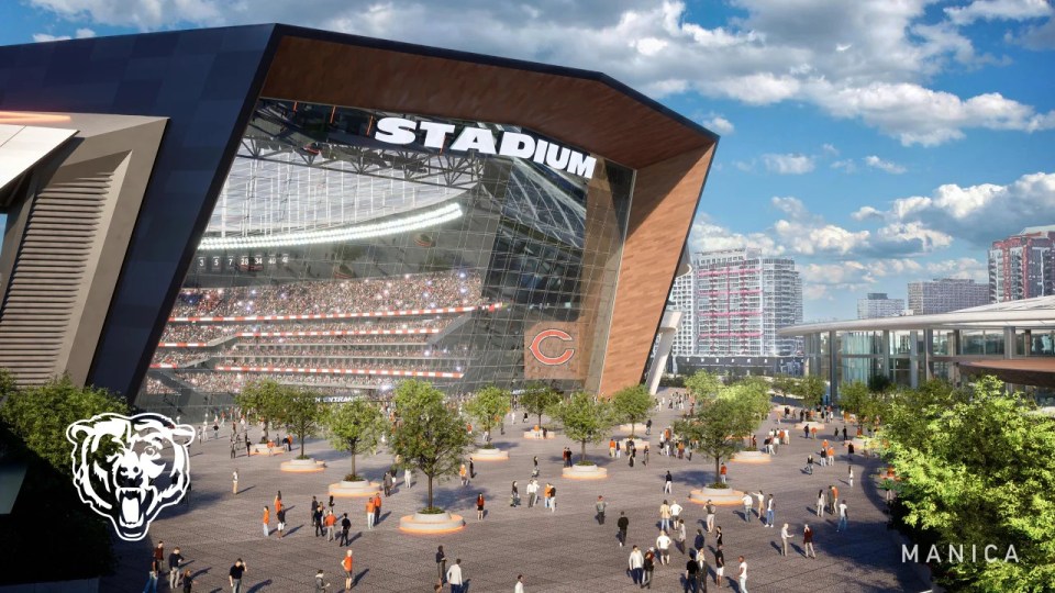 The Bears are now planning to relocate the team to Arlington Heights amid plans for a $5bn new domed stadium